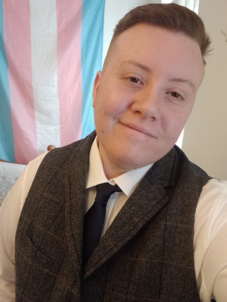 Leo is a trans volunteer with Just Like Us in Cardiff, Wales