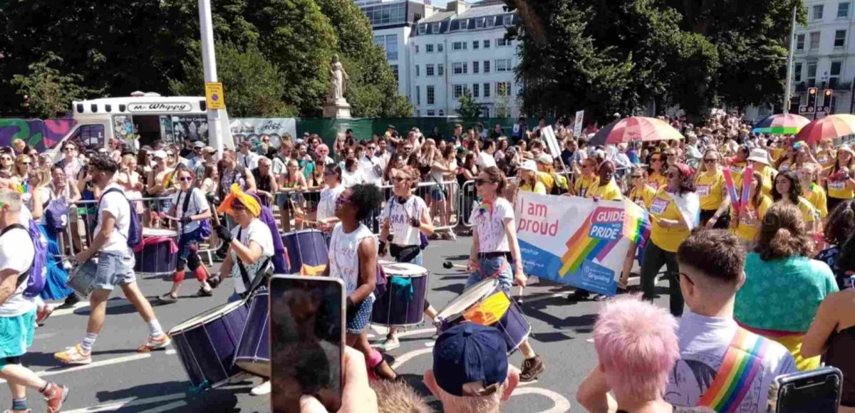 Brighton Pride march 2022