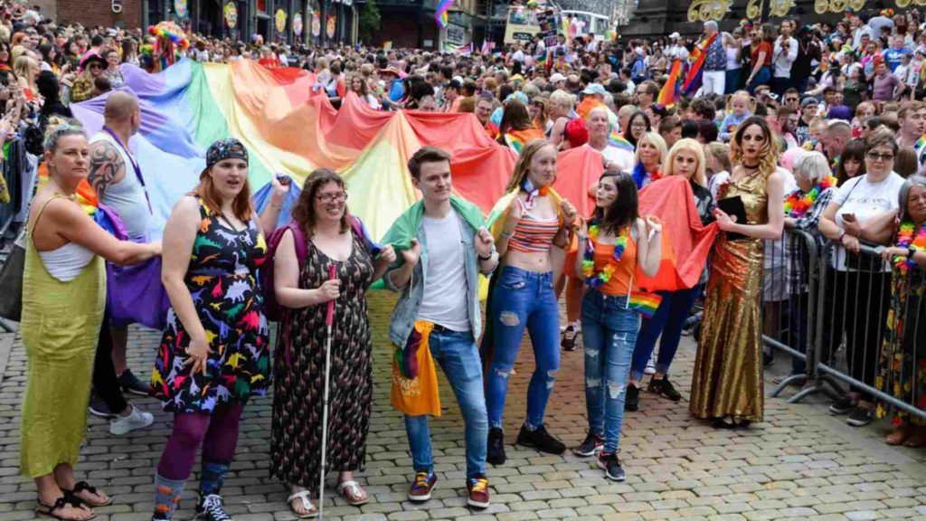 Leeds Pride march