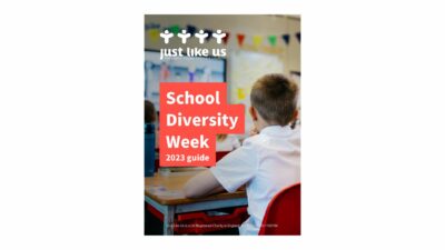 The cover of the 2023 School Diversity Week guide