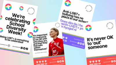 'It's never OK to out someone' and more LGBT posters for schools