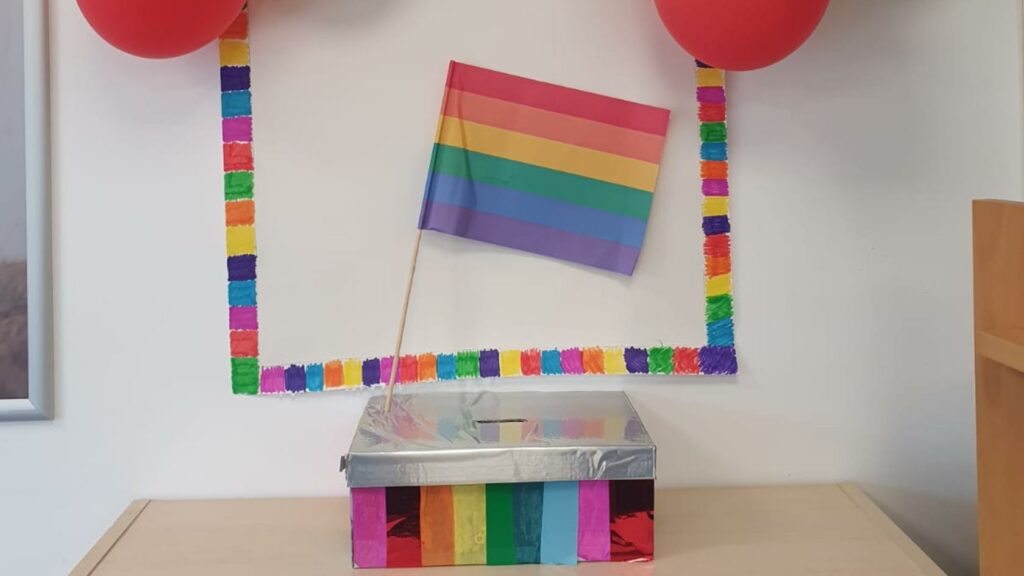 The LGBT+ box at Inclusion College for School Diversity Week