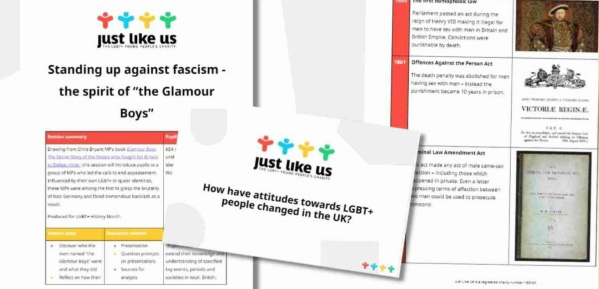 KS4 history resources from Just Like Us